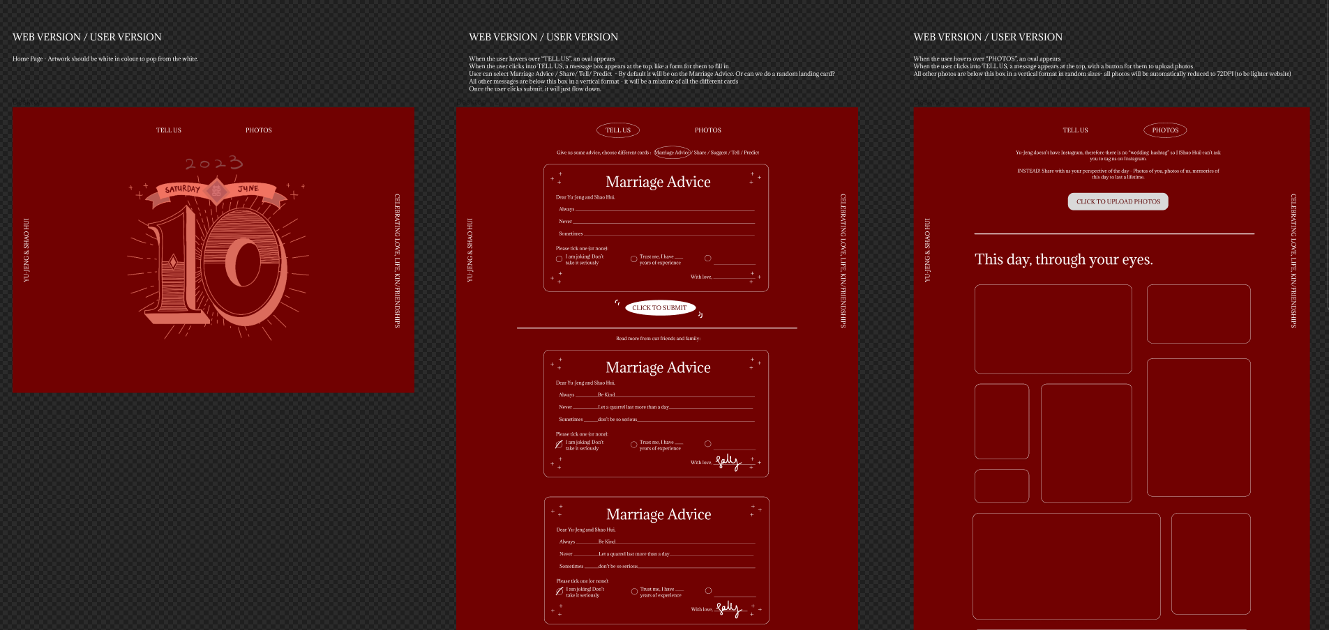 GitHub TheUncertaintim/yjshday A digital wedding guestbook for my