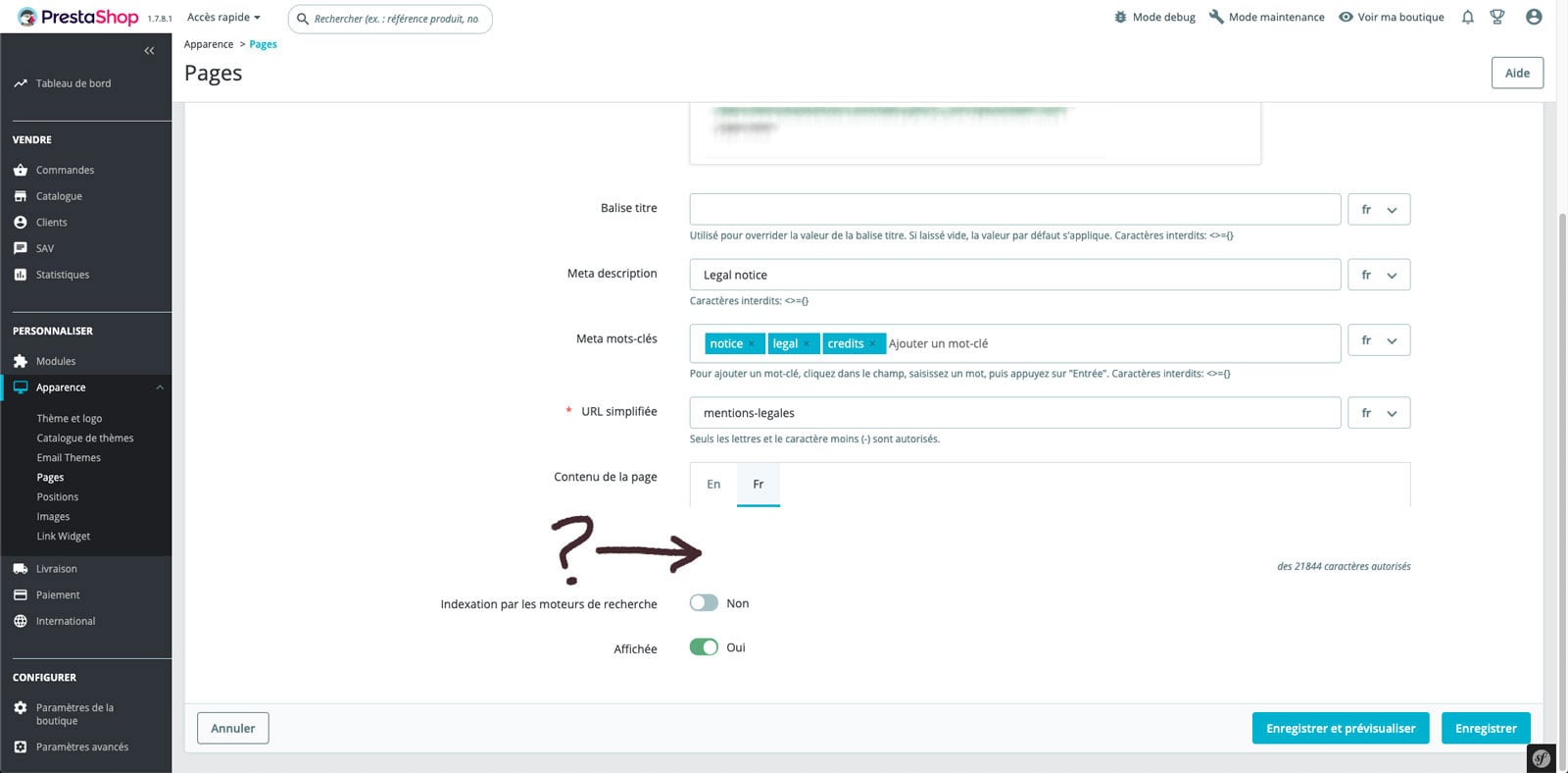 TinyMCE not visible with page CMS · Issue #26855 · PrestaShop ...
