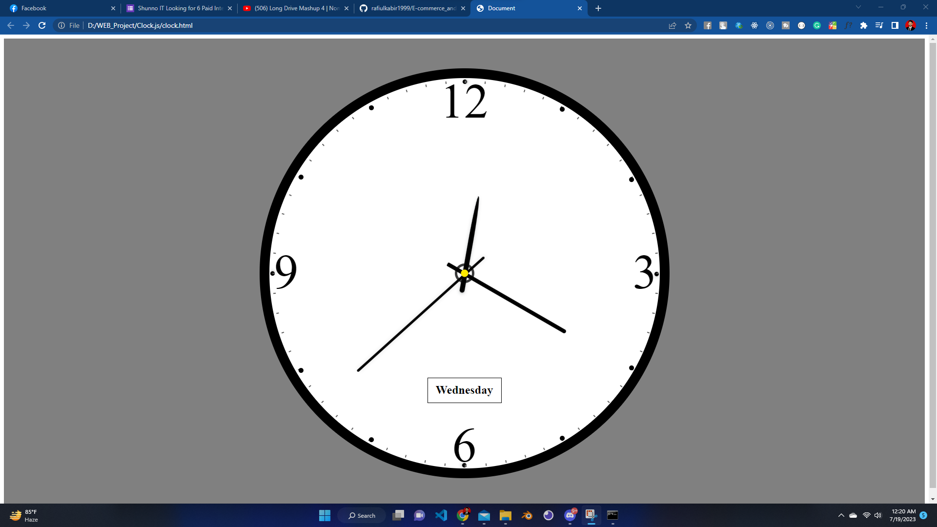 GitHub rafiulkabir1999/Clock