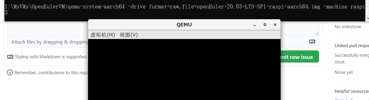关于用QEMU模拟openEuler树莓派的问题 · Issue #1 · openeuler-mirror/raspberrypi · GitHub