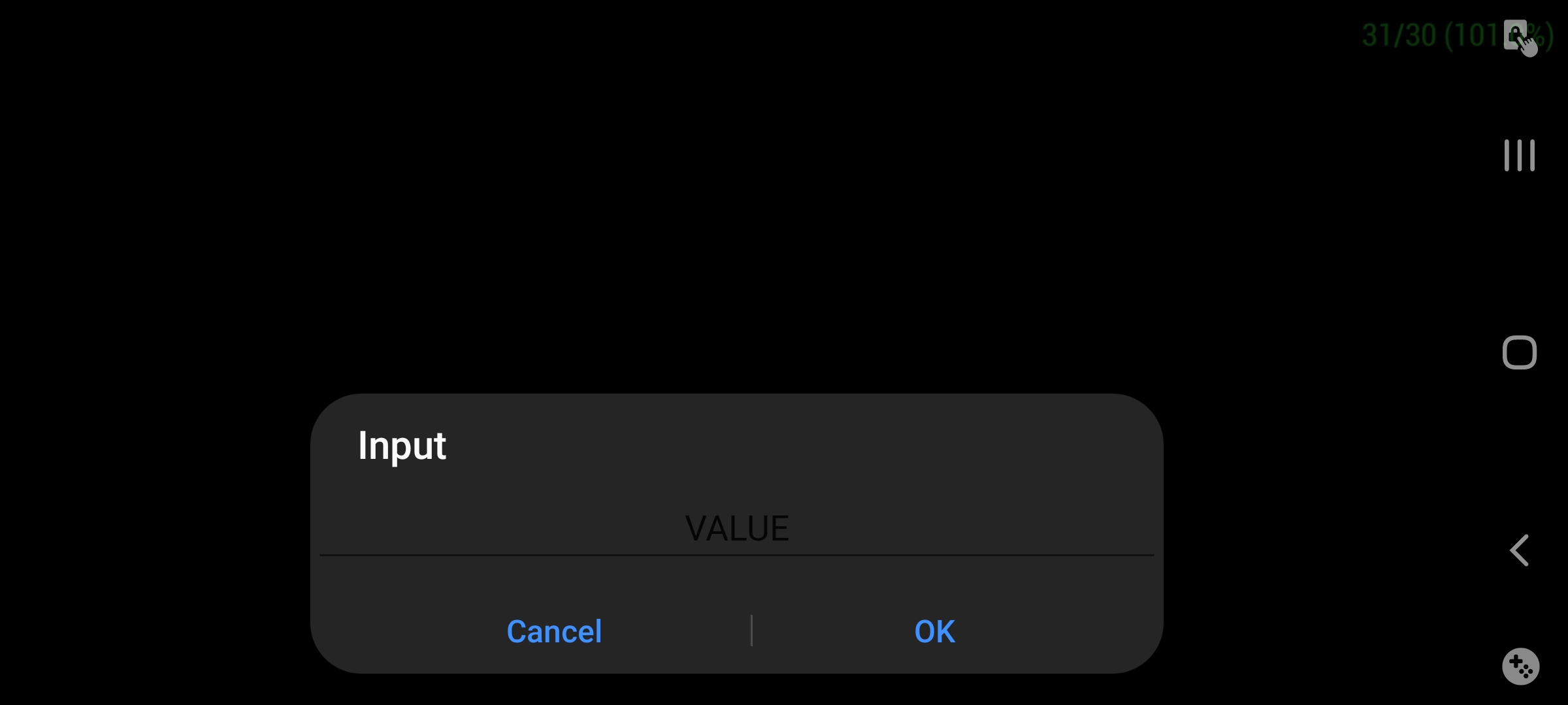 [Android][Text Input Screen] Text color should be change light color on ...