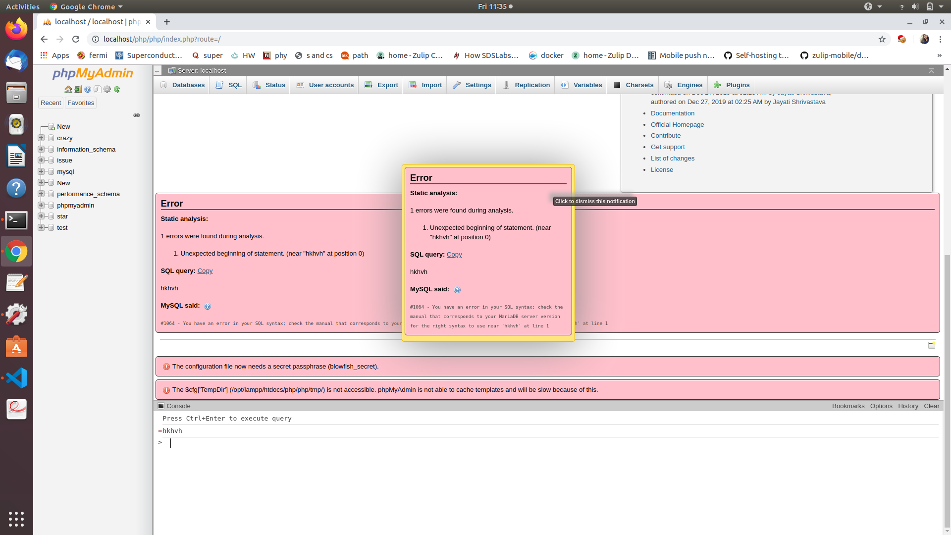 Hidden Tooltip · Issue #15712 · phpmyadmin/phpmyadmin · GitHub