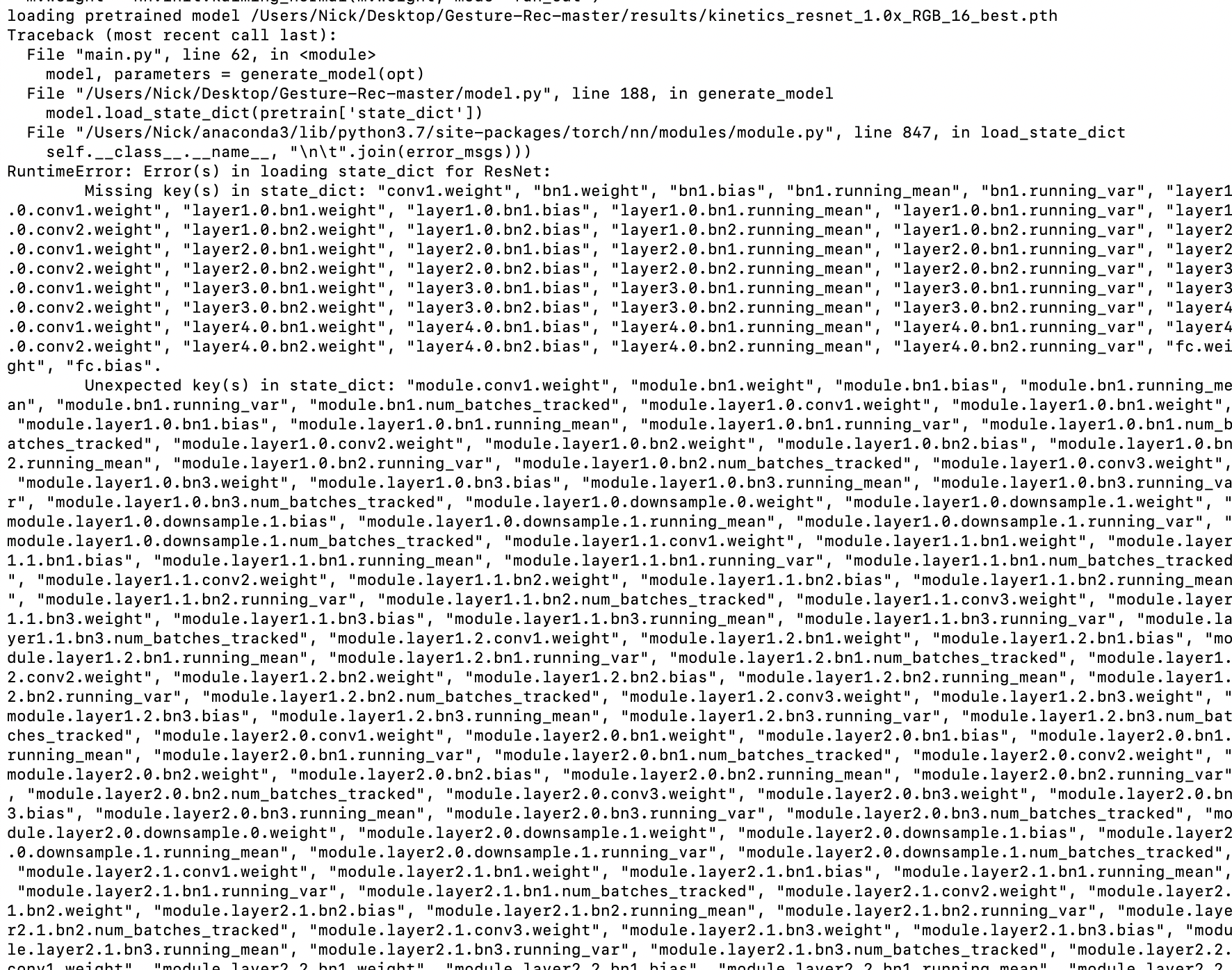 Loading pre-trained model · Issue #59 · ahmetgunduz/Real-time-GesRec ...