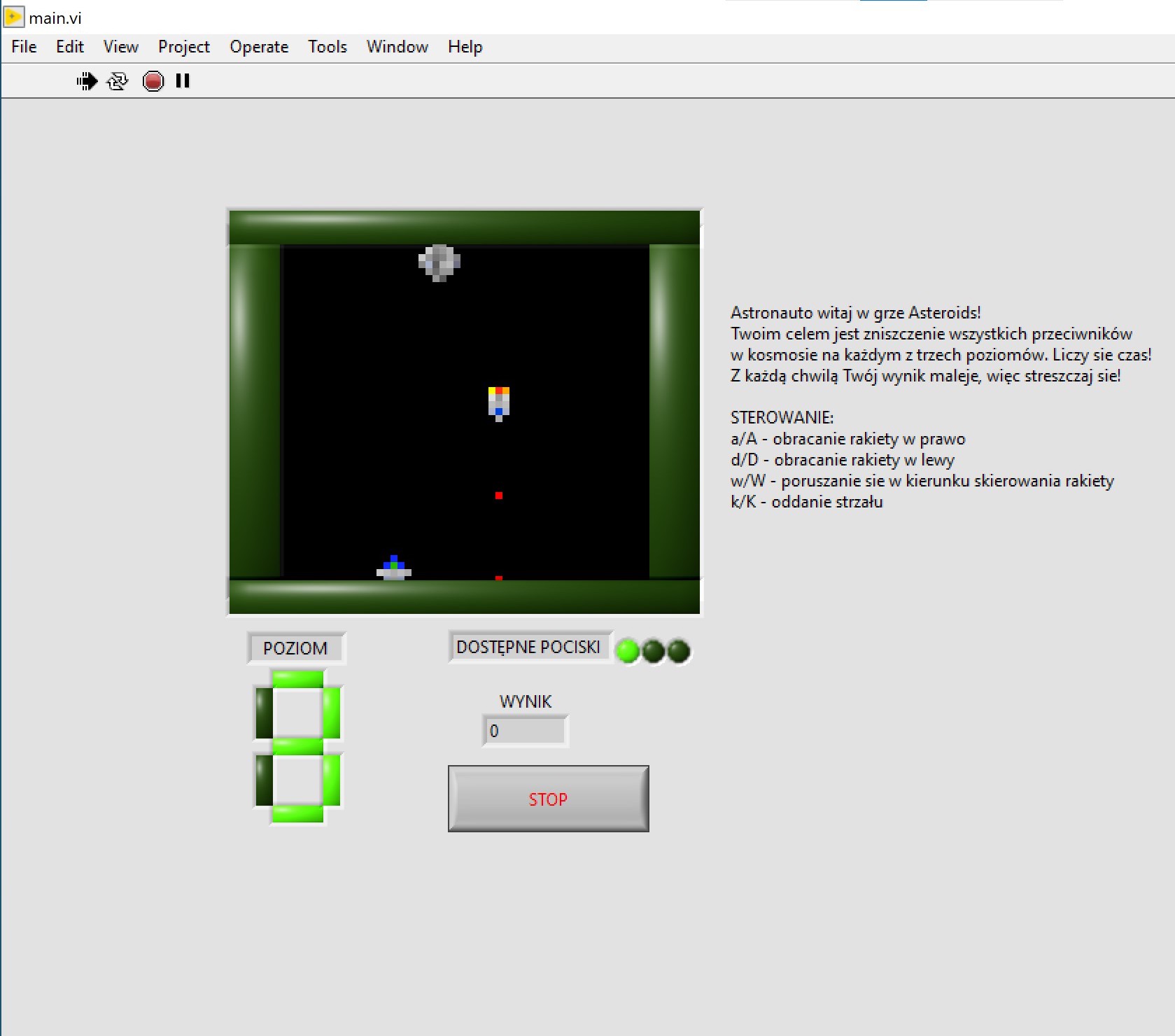 GitHub devLukaszMichalak/asteriodsgameclonelabVIEW A simple game