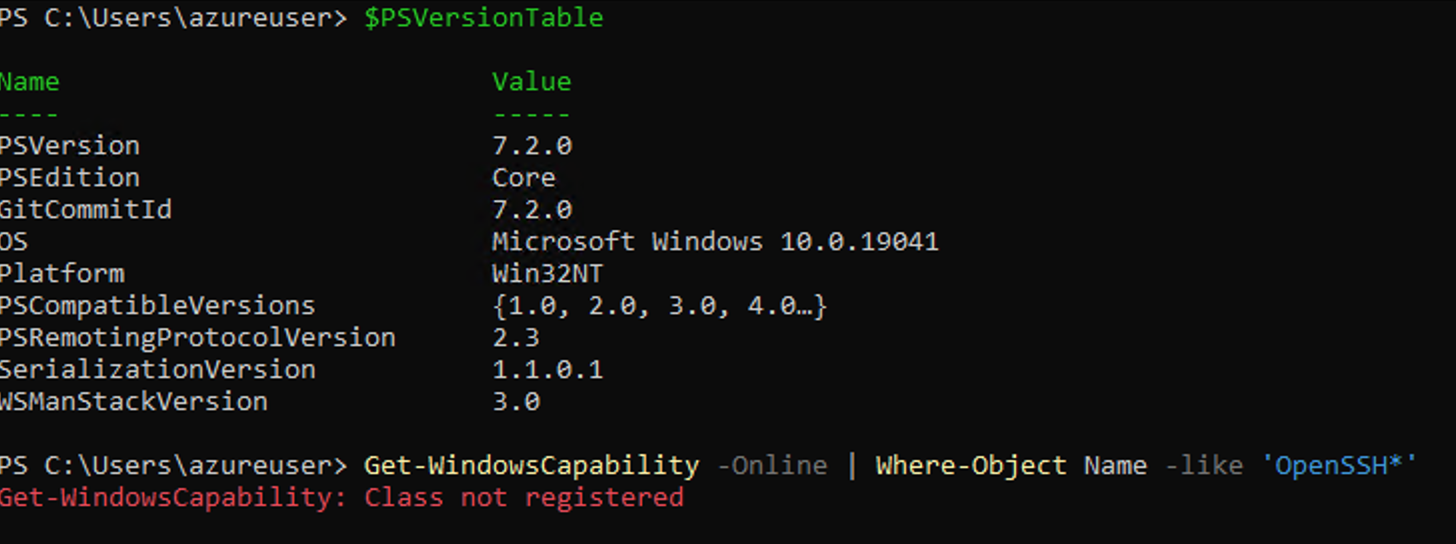 Get Not Working In Powershell