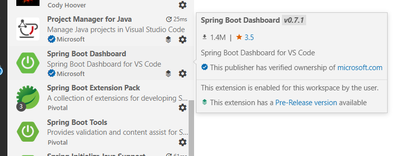 Dashboard is loading forever · Issue #223 · microsoft/vscode-spring ...