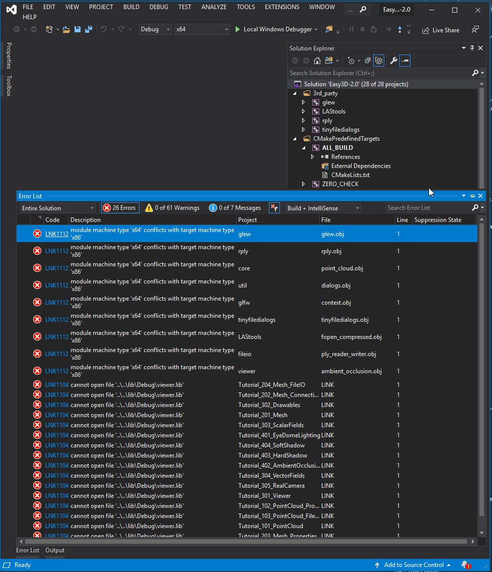 Cannot Compile BUILD_ALL After Successful Initial CMake Build · Issue ...