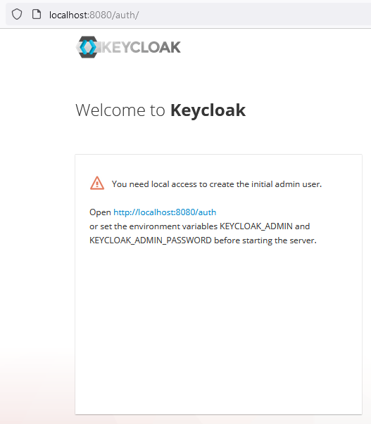 IP8080/auth page not found · Issue 10335 · keycloak/keycloak · GitHub