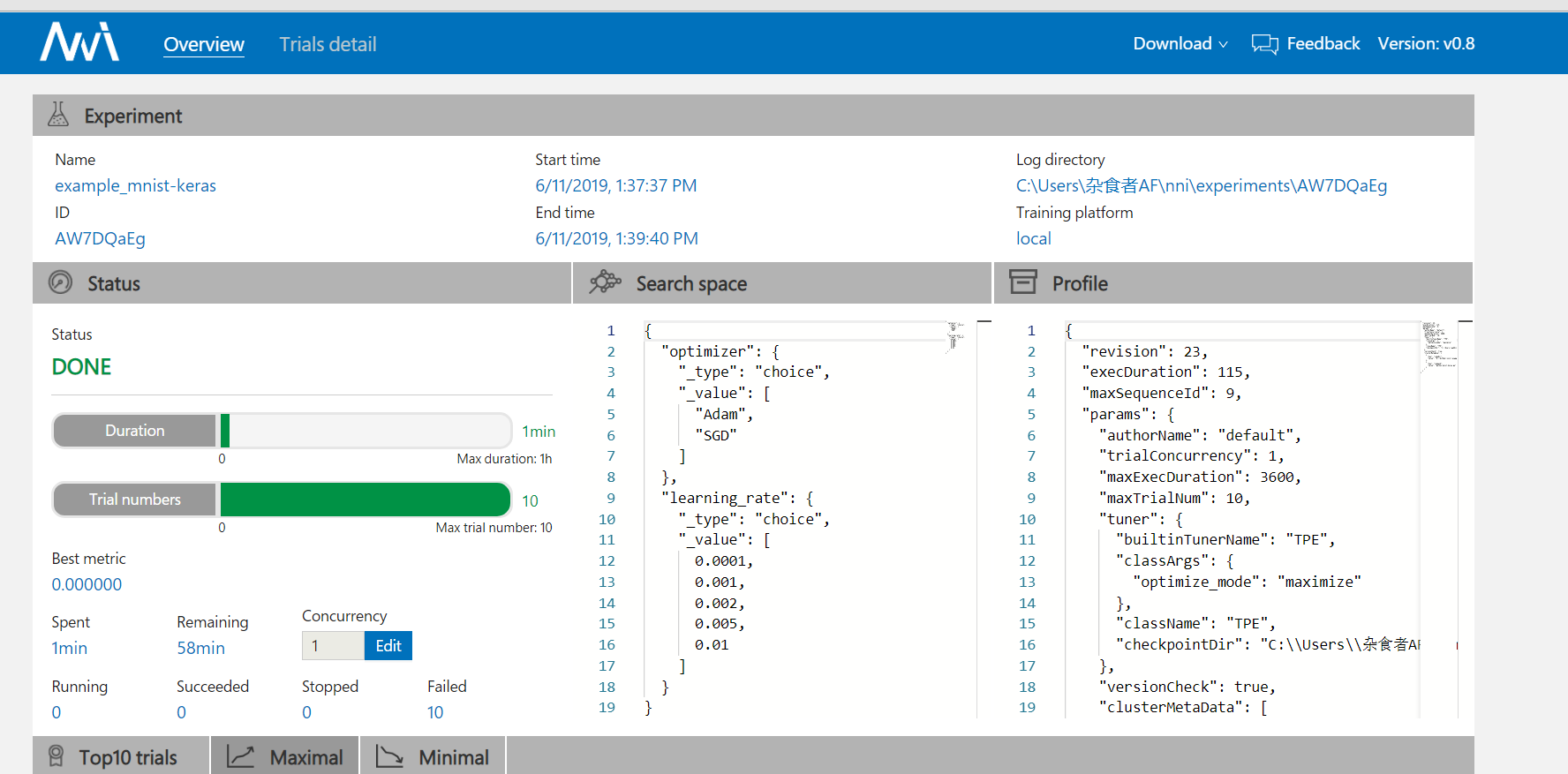 trials all failed under Windows when I try to run the examples · Issue ...