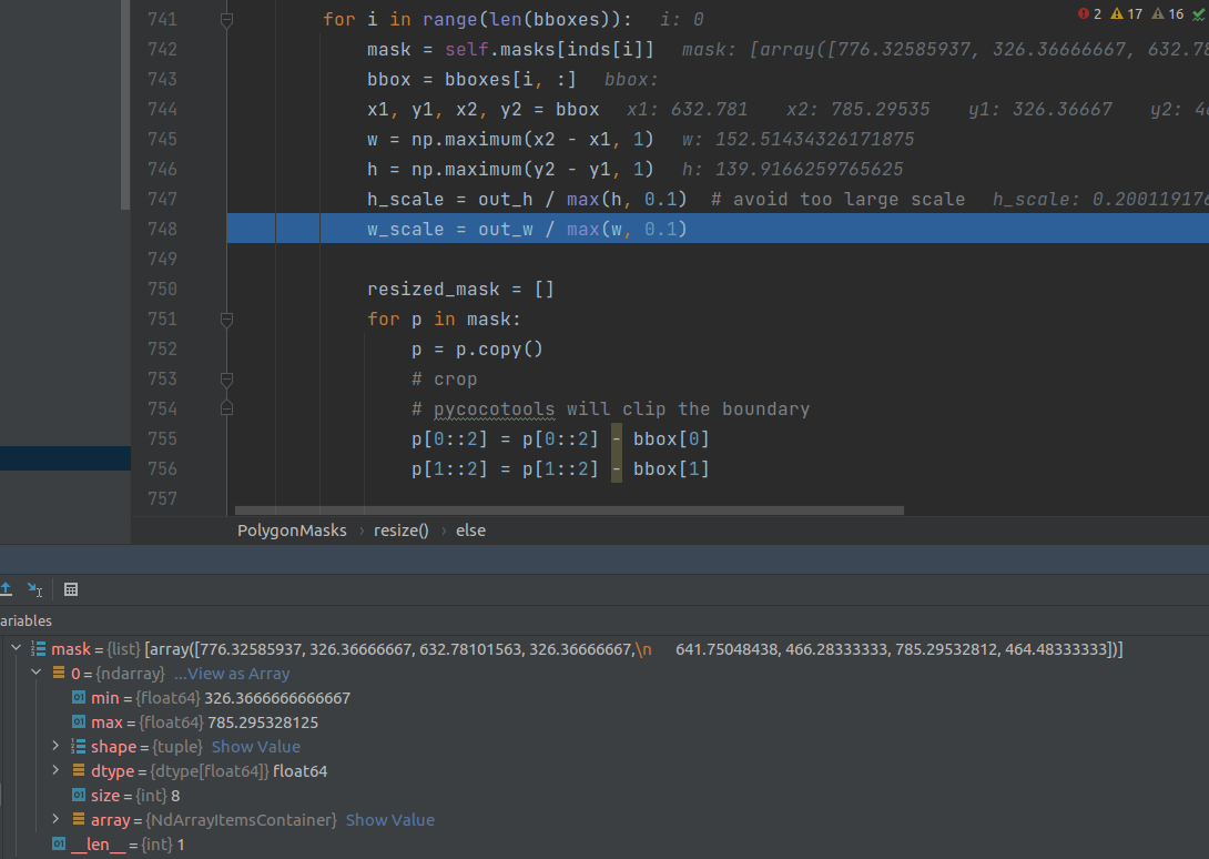 Find a bug in load_masks · Issue #8531 · open-mmlab/mmdetection · GitHub