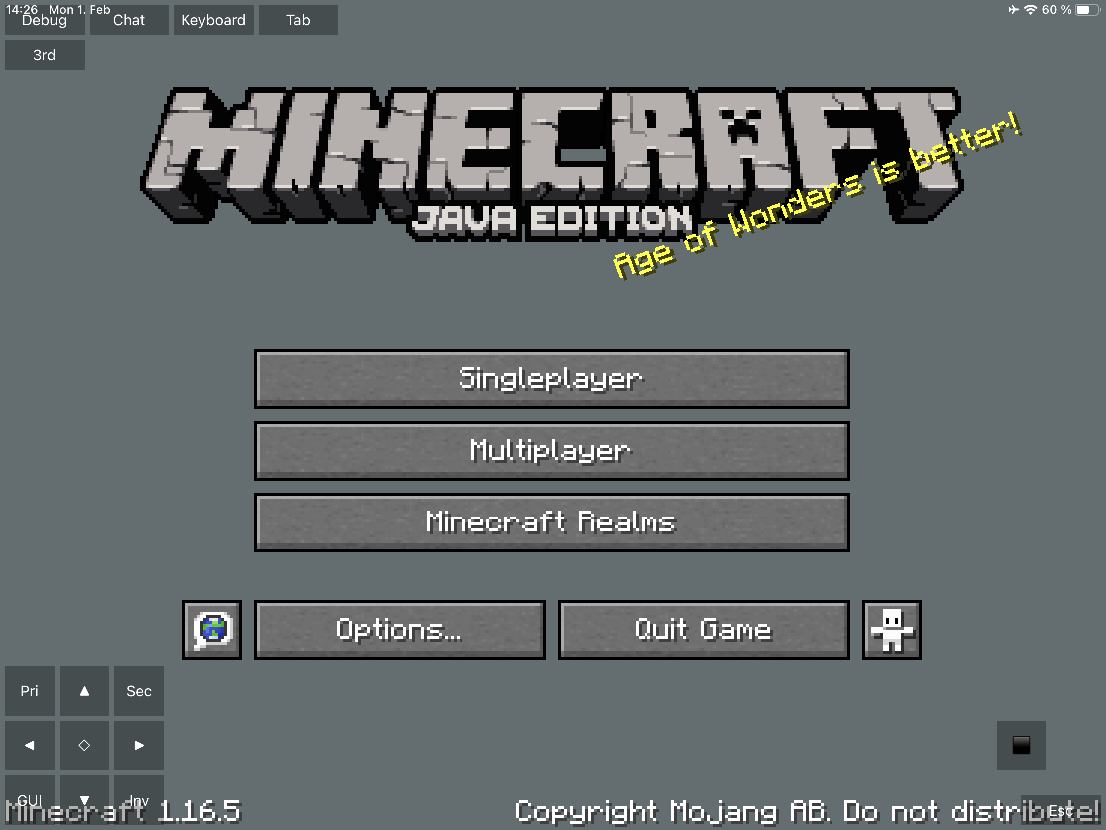 App crashing + iPad support. · Issue 16 · PojavLauncherTeam