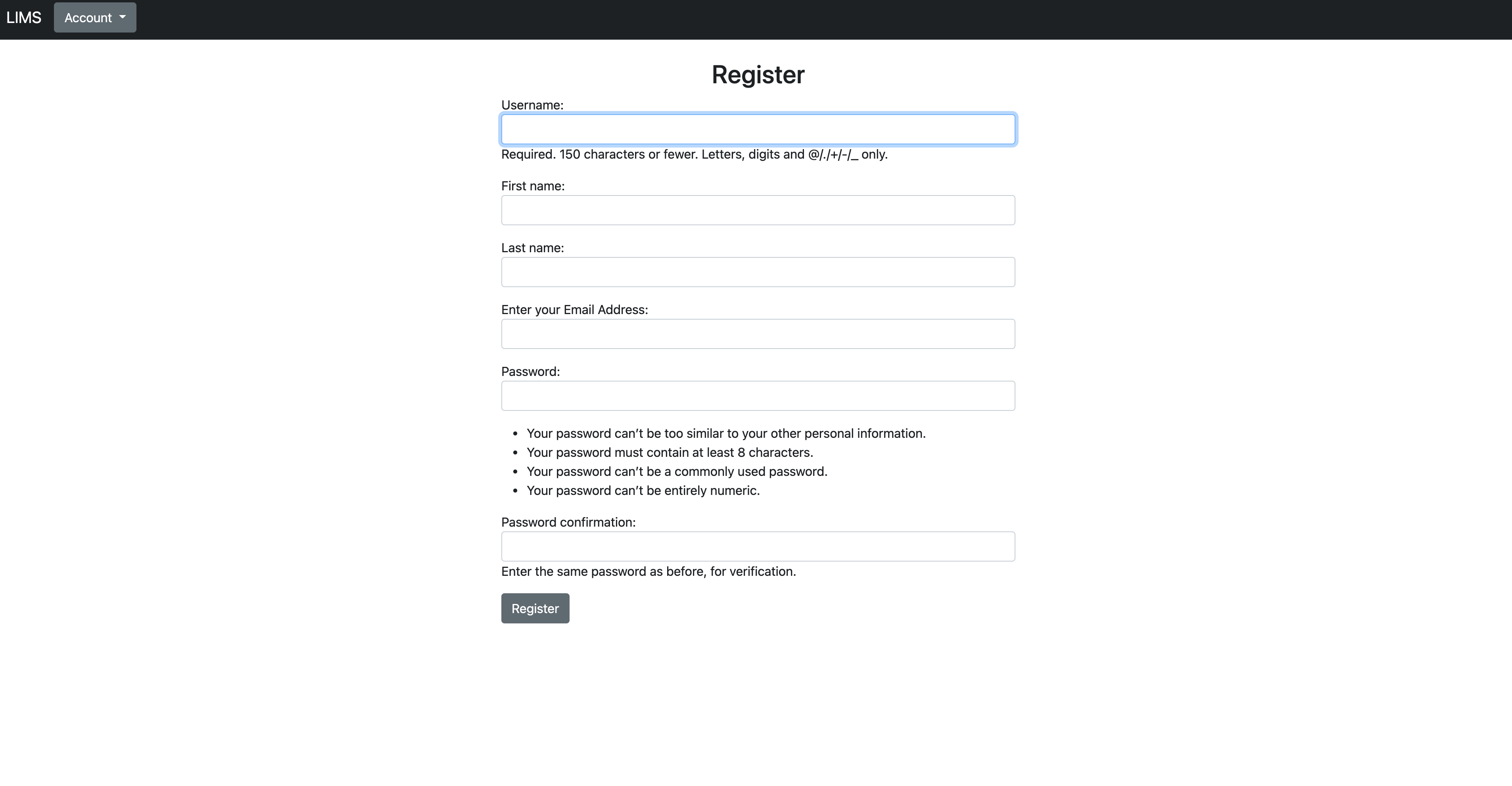 GitHub - dhlin1992/LIMS: Laboratory Information System (Sample ...