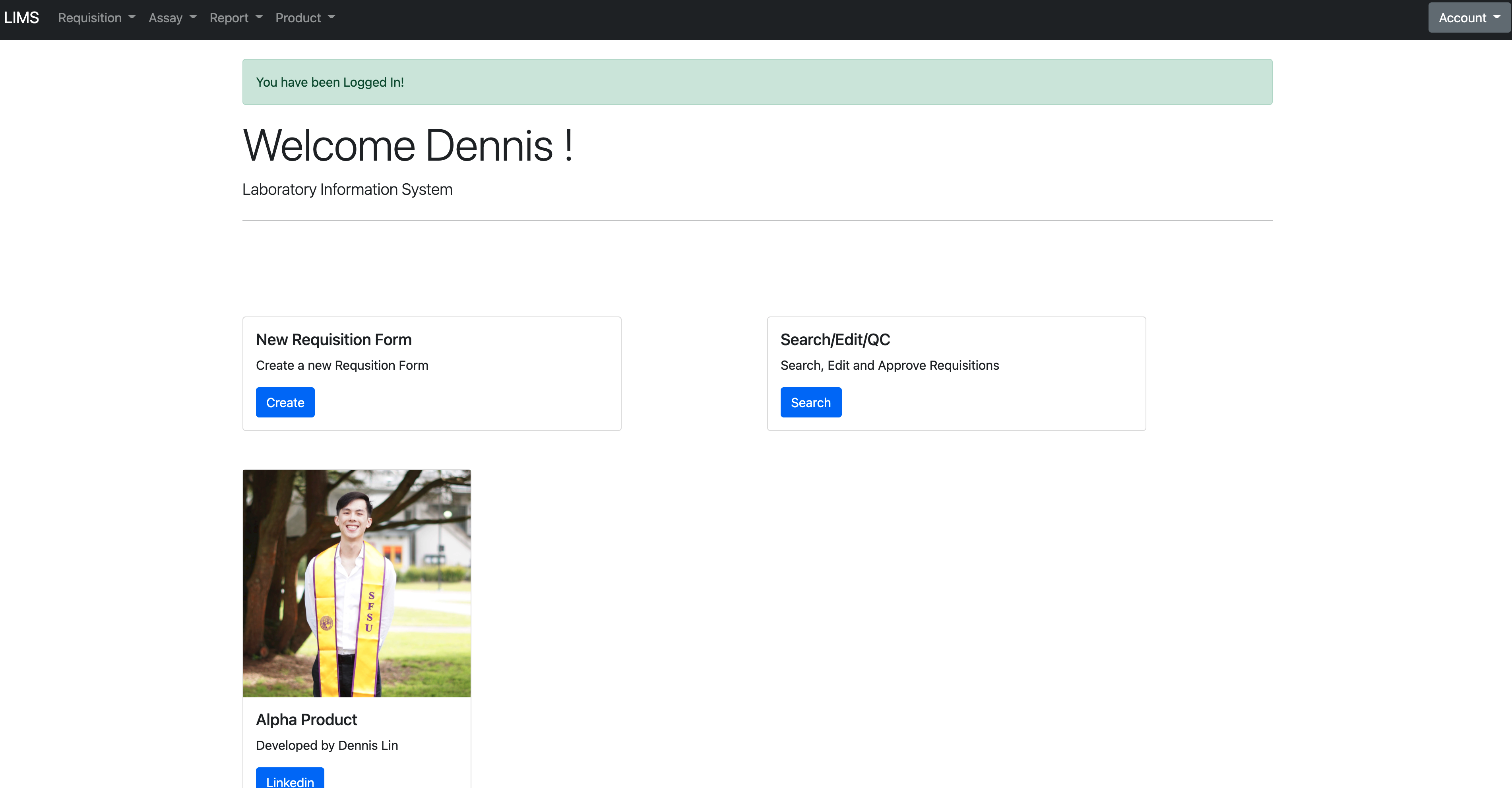 GitHub - dhlin1992/LIMS: Laboratory Information System (Sample ...