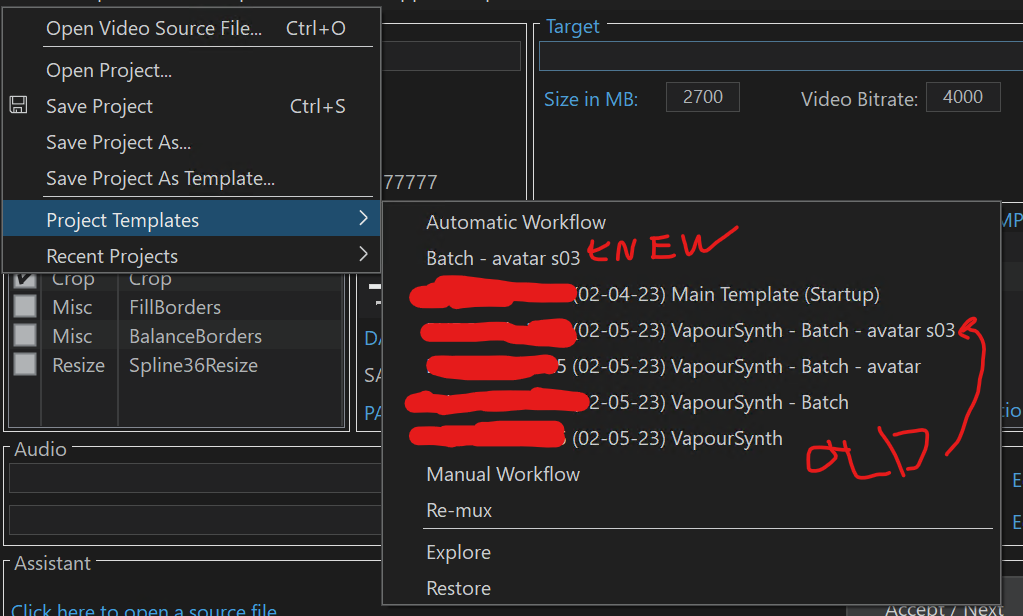 Project file not found when attempting to process batch files · Issue 1051 · staxrip/staxrip
