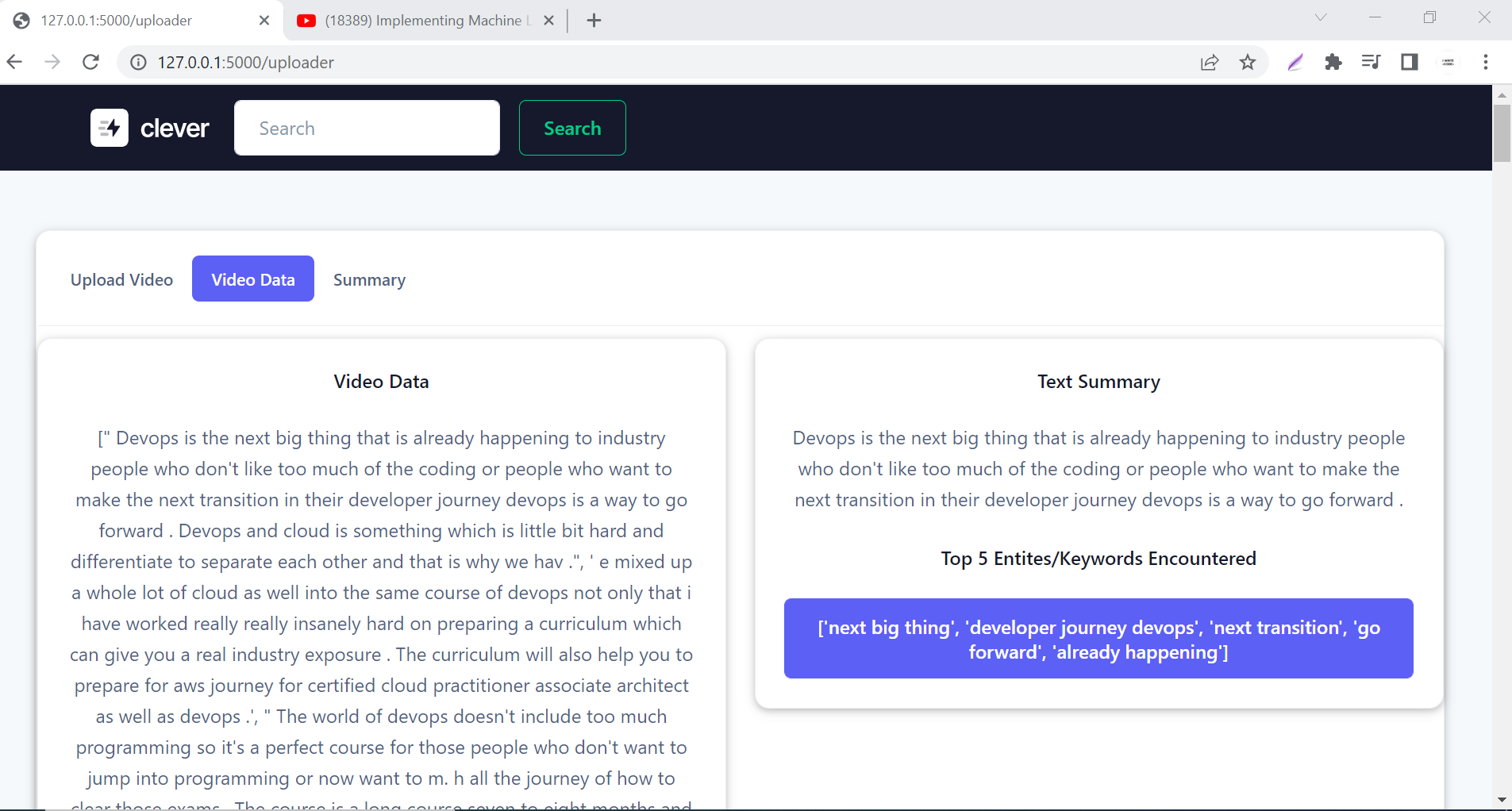 GitHub - dikshakewat3776/VidSummarizer: The Video Summarizer is an ...