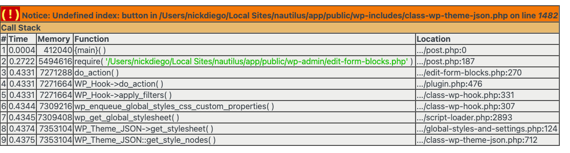 Button element causing errors in Editor since Gutenberg 13.7.x · Issue ...