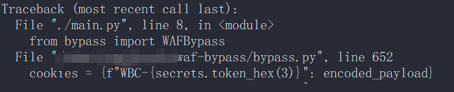Test run failed · Issue #14 · nemesida-waf/waf-bypass · GitHub