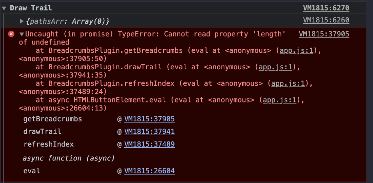 Breadcrumb trail on top of file not updating [bug?] · Issue #150 ...
