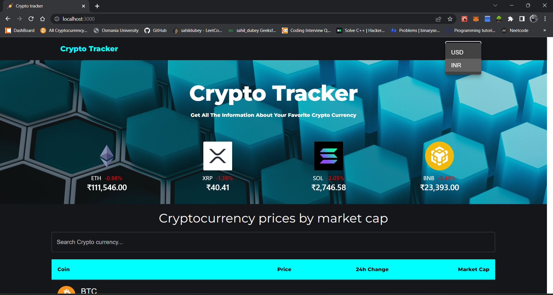 GitHub - sahildubeydev/crypto-tracker