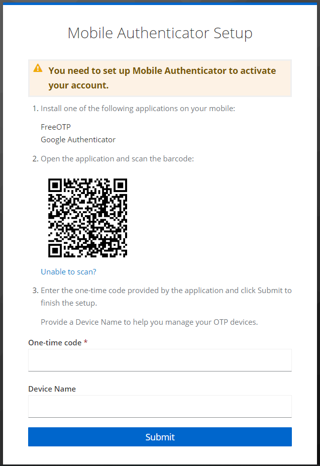 User OTP implementation via RESTAPI endpoints · keycloak keycloak