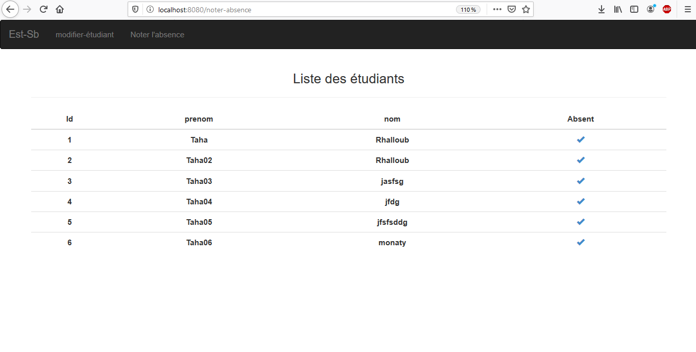Github xdamg gestion absence