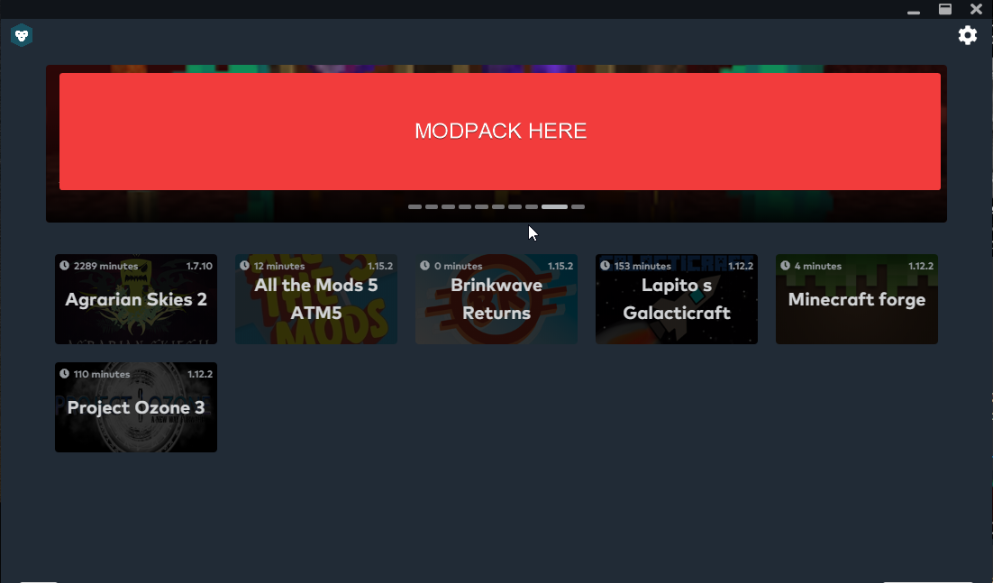 [Feature] Replace the Minecraft News Slider for Featured modpacks or ...