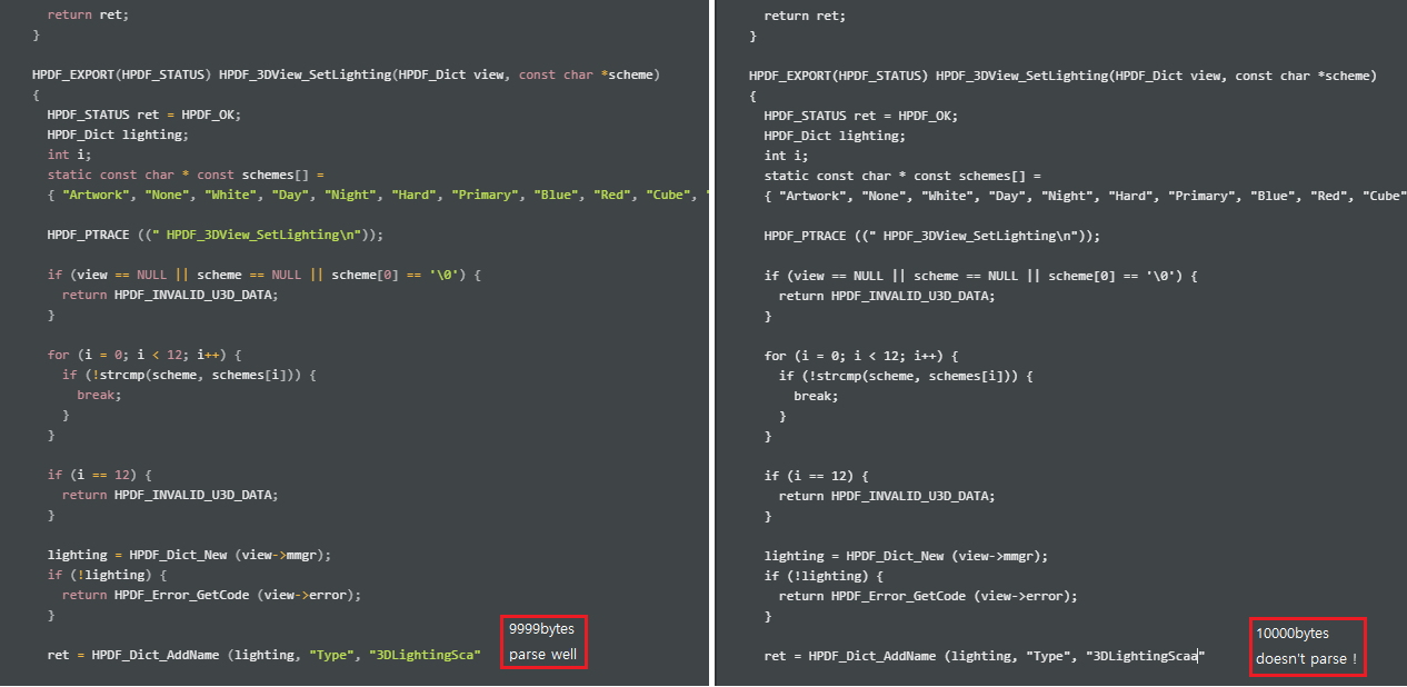 Code block doesn't parse after 10000bytes characters. · Issue #202 ...
