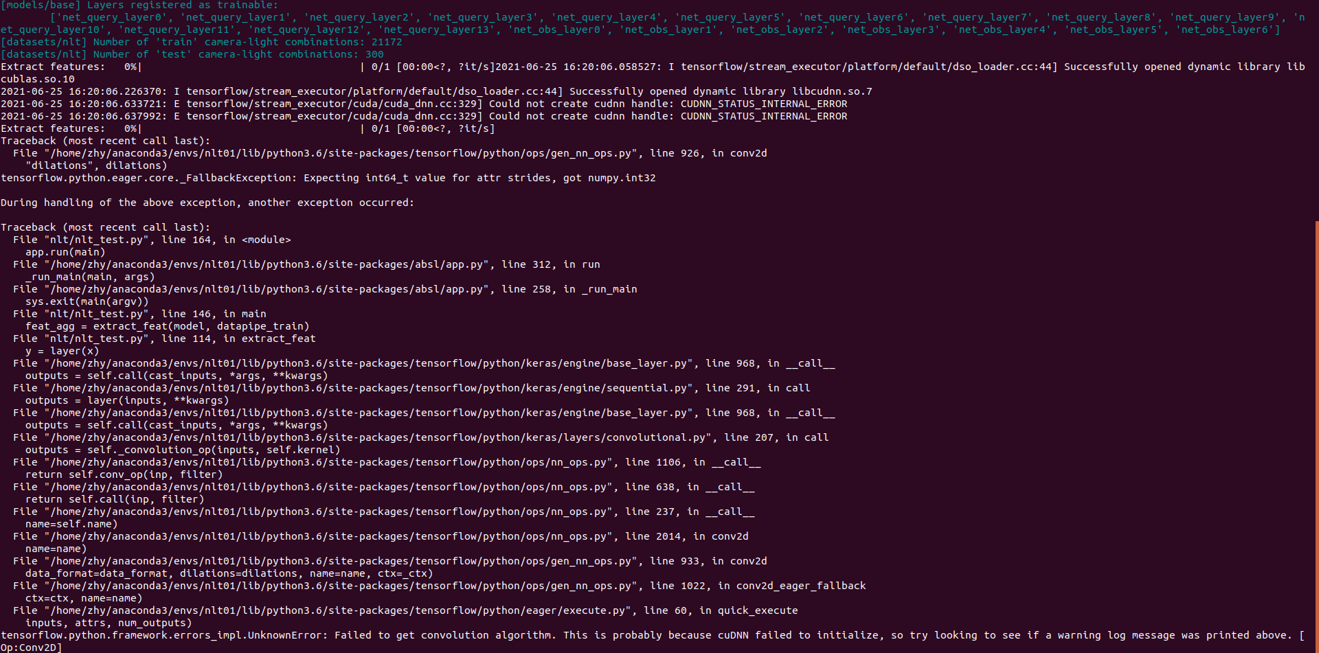 When I run the nlt_test.py script, this error appears, I am not sure ...