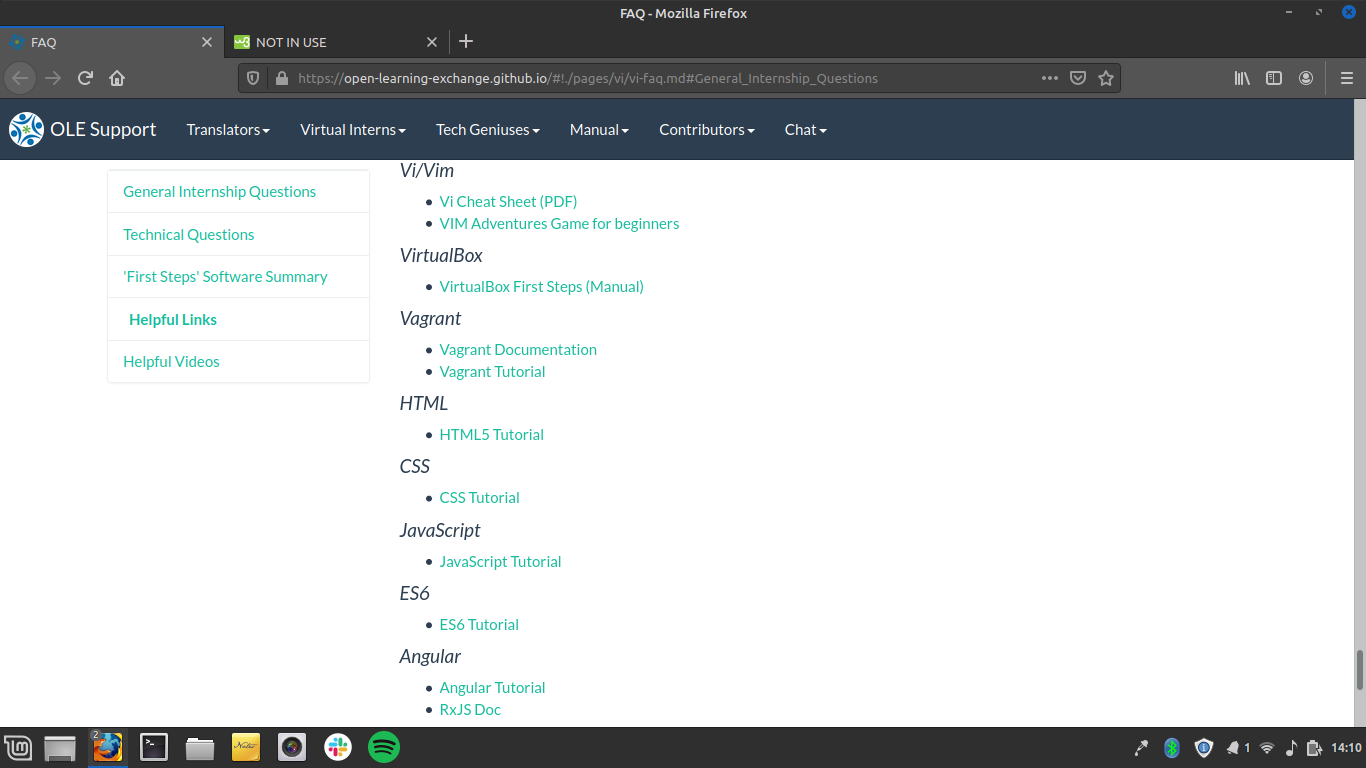 Faq helpful link leads to tutorial `not in use` · Issue #2991 · open ...
