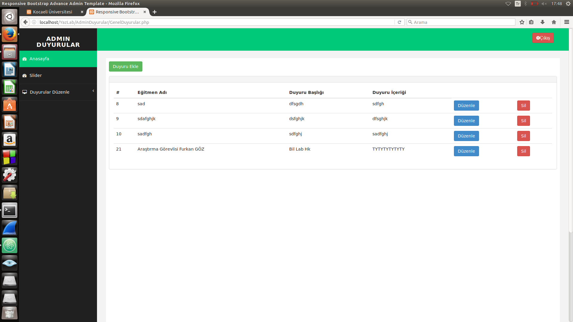GitHub - AytulTurkseven/DepartmentWebPage: This project is developed in ...