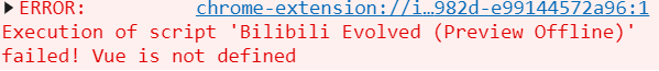 预览离线版744.47对b站界面不生效 · Issue #766 · the1812/Bilibili-Evolved · GitHub