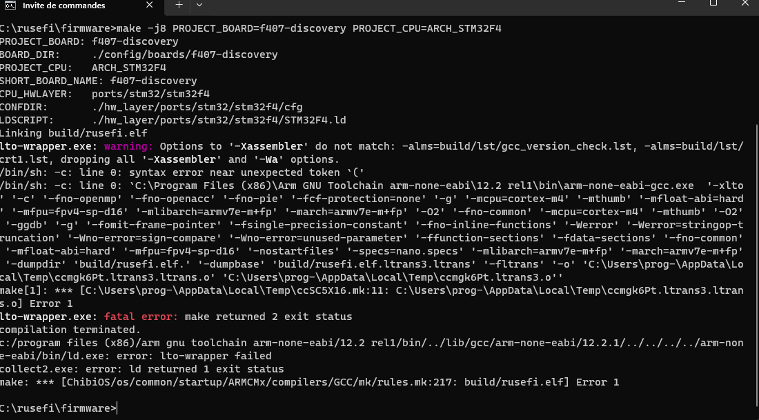 windows compilation seems broken · Issue #5703 · rusefi/rusefi · GitHub