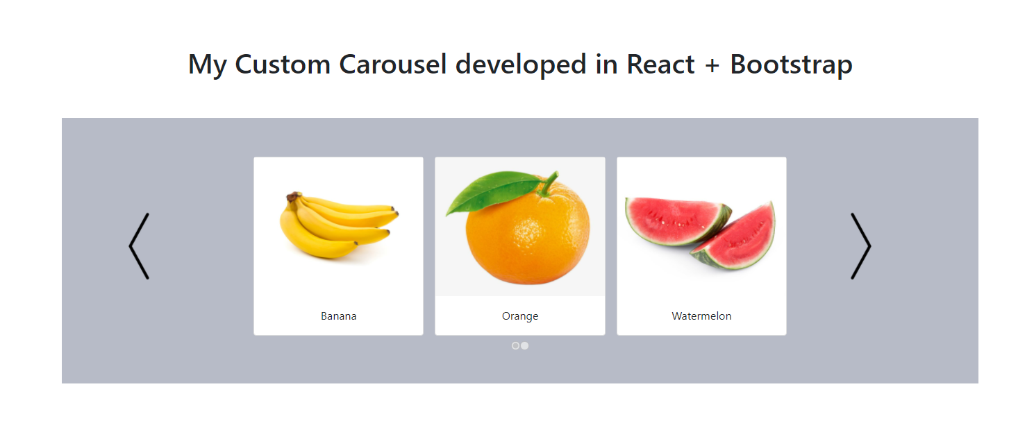 GitHub - MerianLesster/Custom-Carousel-React-App: Developed a Custom ...