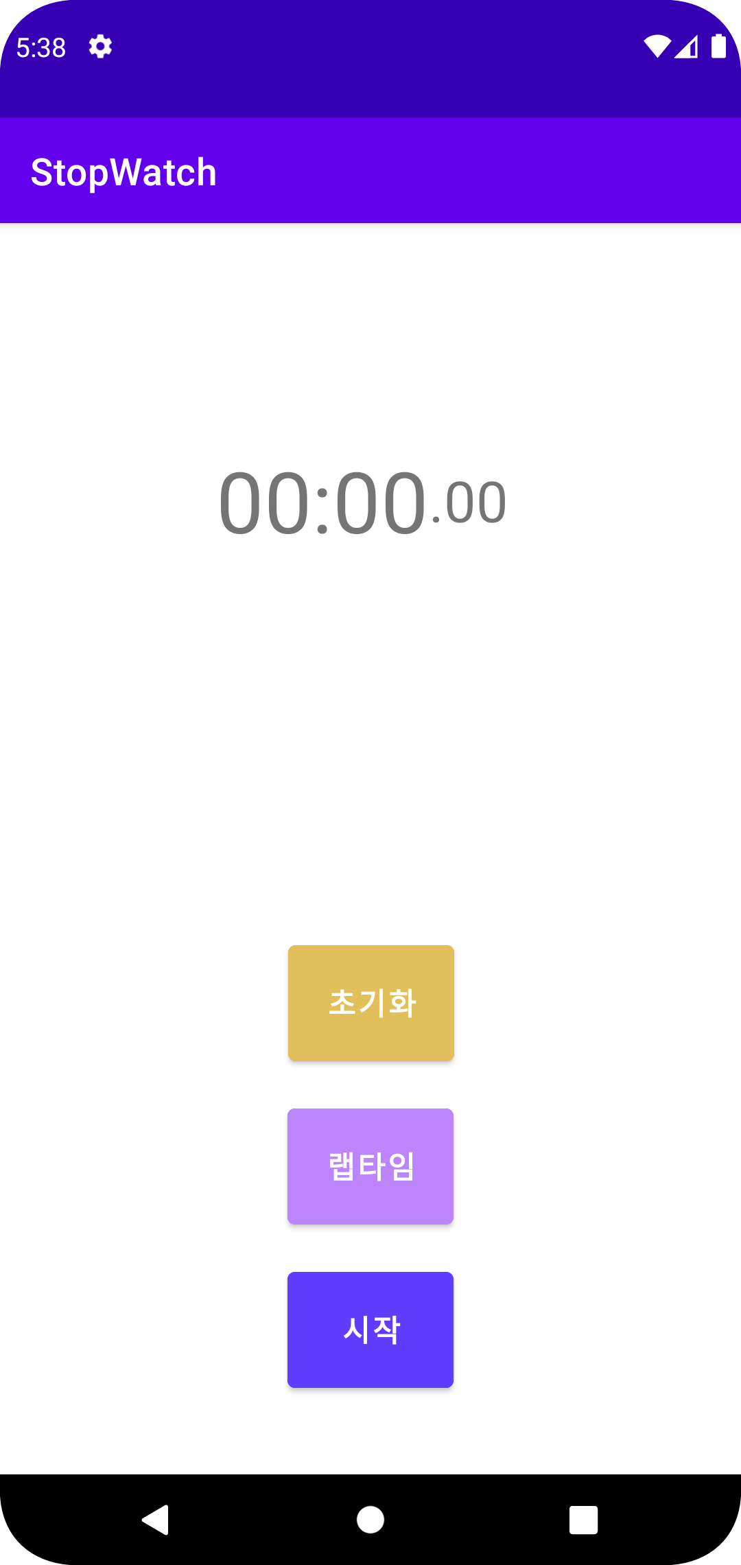 GitHub leral3/StopWatch The StopWatch