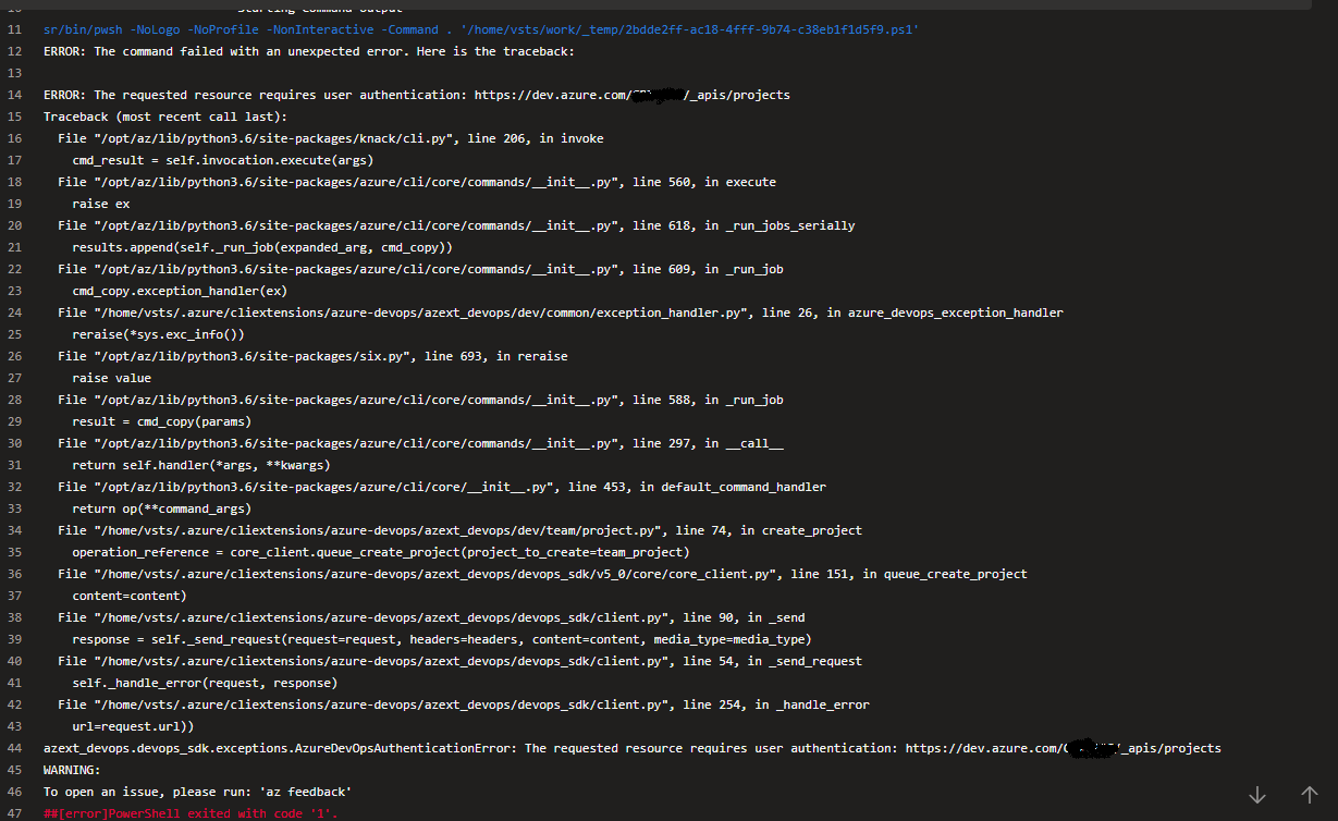 Using devops commands in Azure Pipelines · Issue 693 · Azure/azure