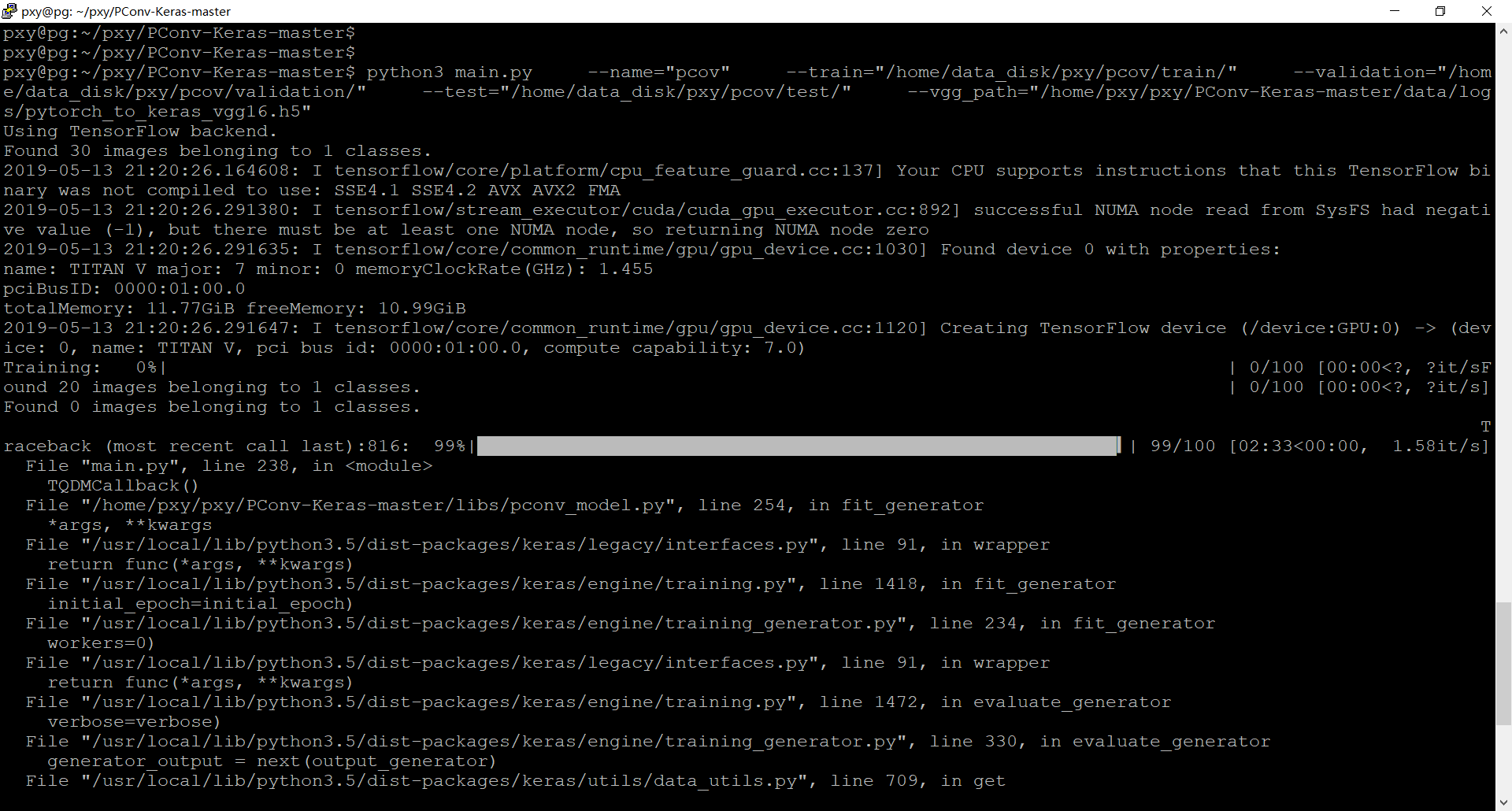 Zerodivisionerror: integer division or modulo by zero