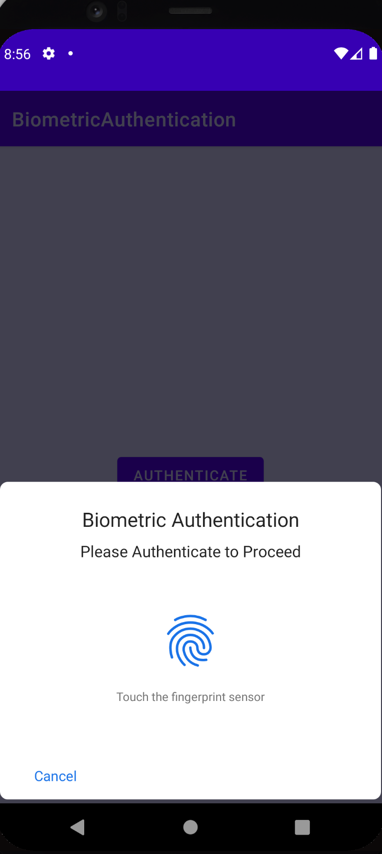 GitHub - RohanMAshlesh/BiometricAuthenticationAndroid · GitHub