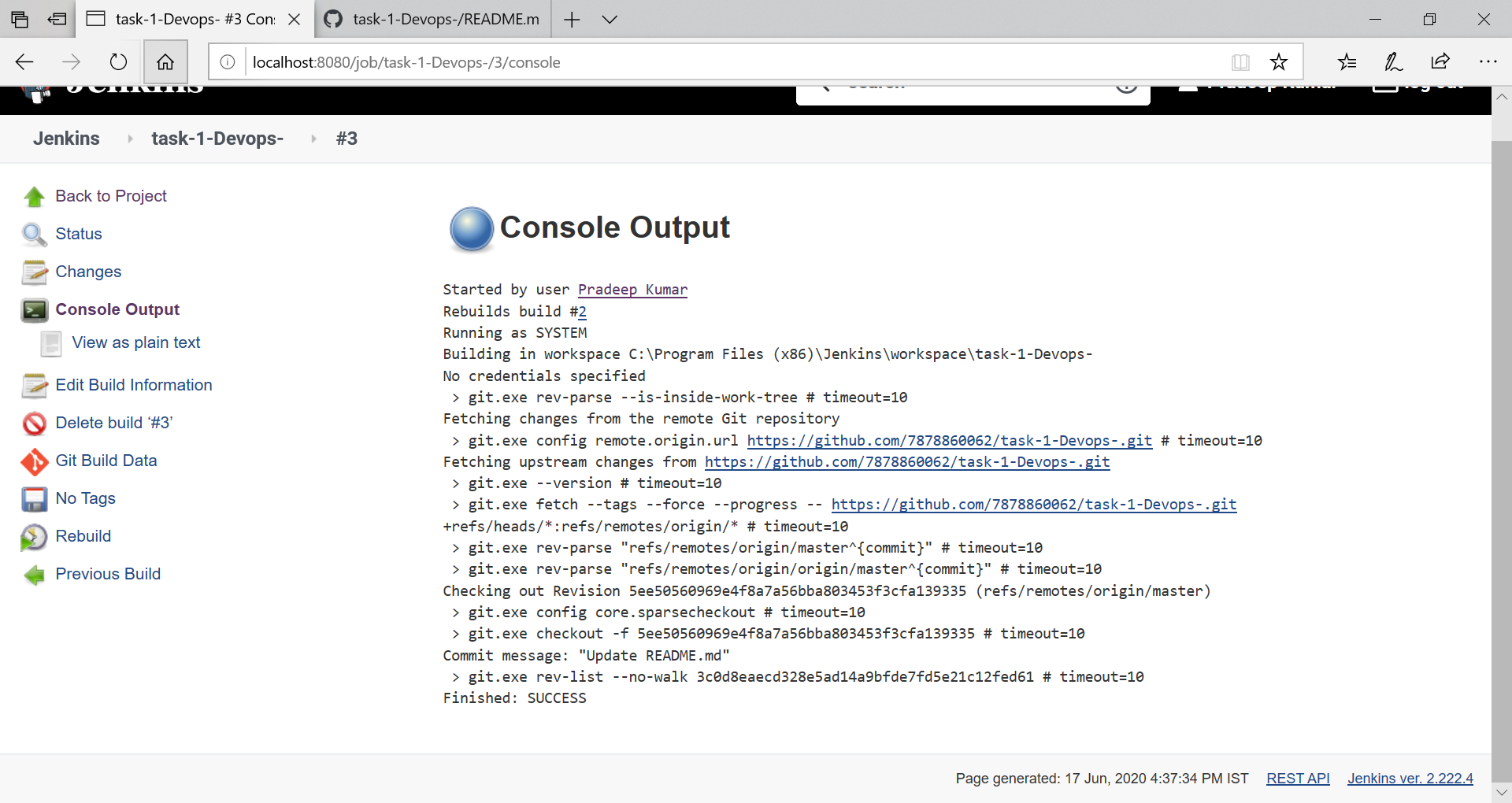 GitHub - kumarpradeep78/task-1-Devops-