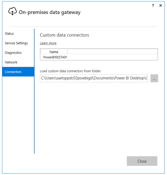 StandardMode Data Gateway · Issue 37 · migueesc123/PowerBIRESTAPI
