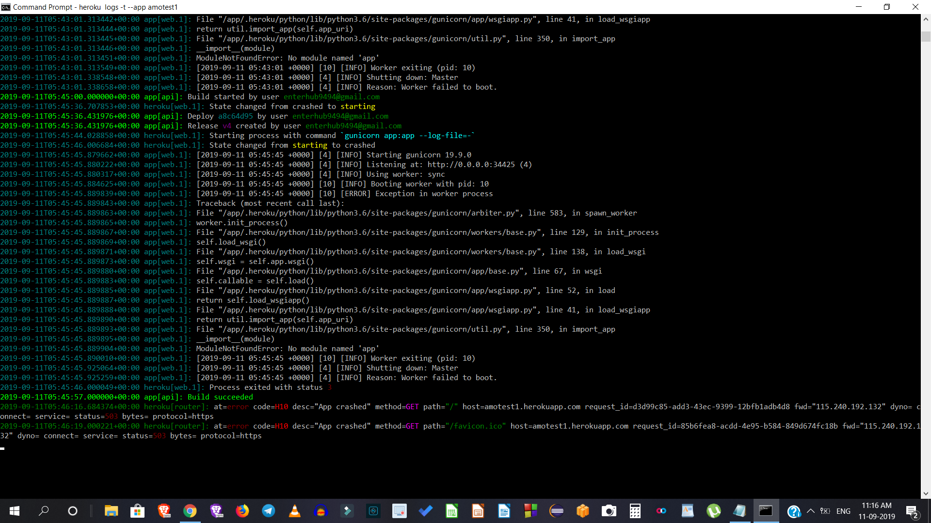 Application Error · Issue #1 · JohnStatus9494/wetherpredict · GitHub
