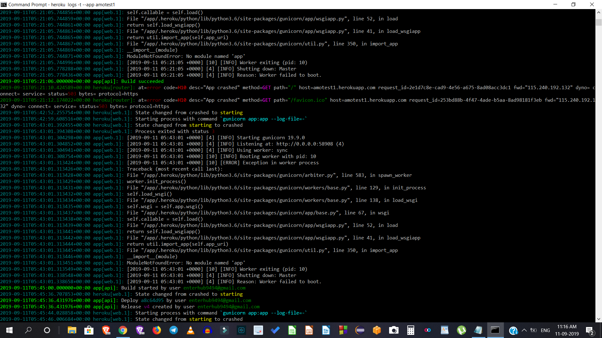Application Error · Issue #1 · JohnStatus9494/wetherpredict · GitHub