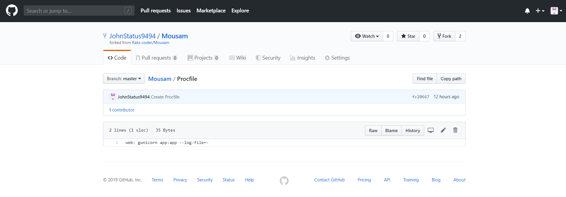 Application Error · Issue #1 · JohnStatus9494/wetherpredict · GitHub