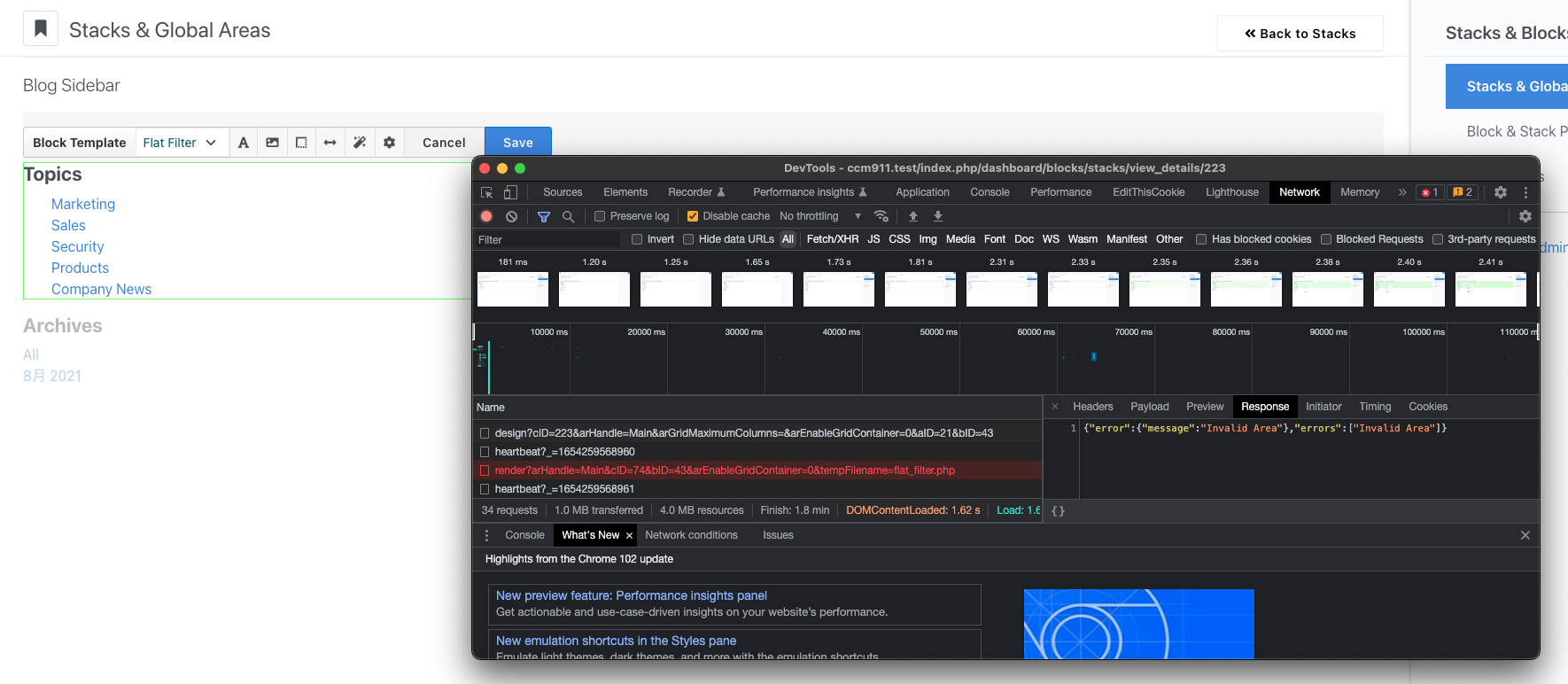 Cannot change block template in stack dashboard · Issue #10667 ...