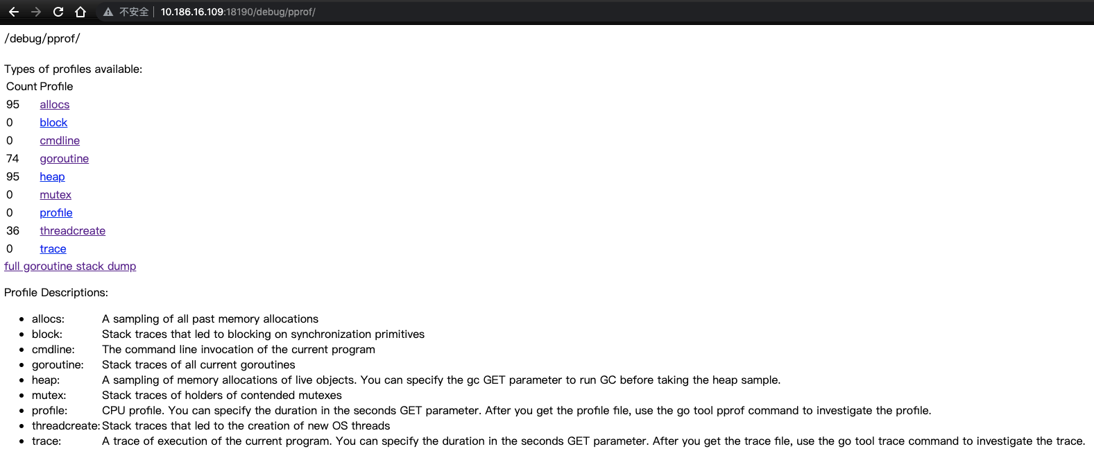 support pprof web server · Issue #690 · actiontech/dtle · GitHub