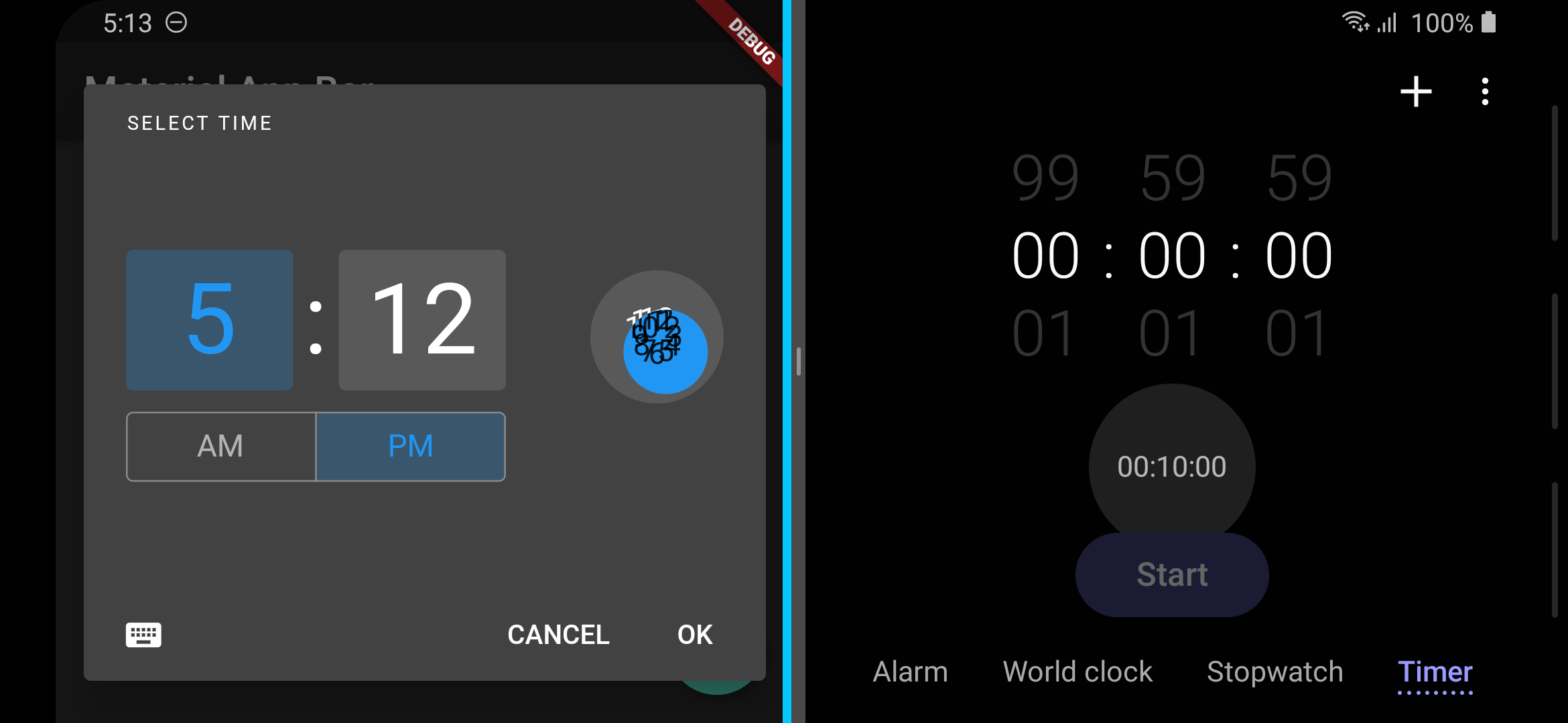 Time picker UI can be unusable in split-screen mode · Issue #60516 ...