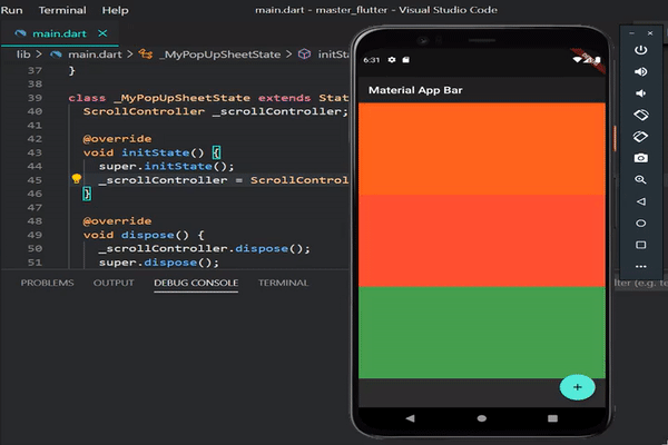 DraggableScrollableSheet is rebuilding the screen while dragging ...