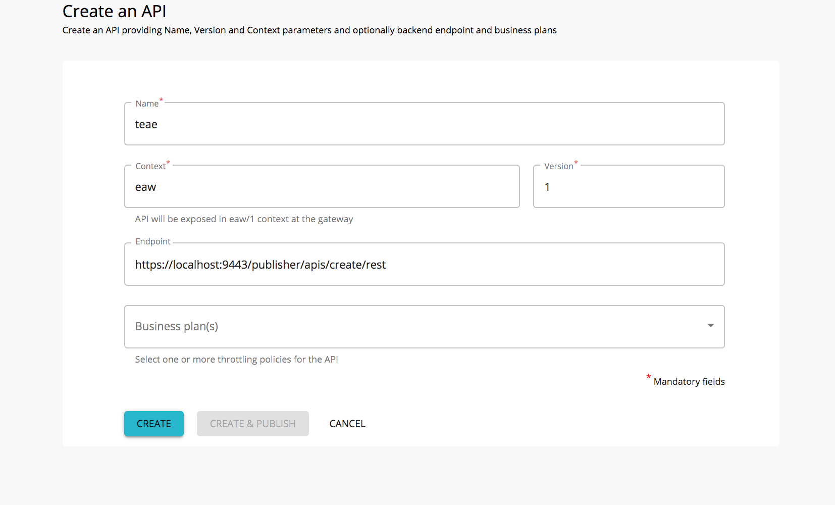 Error while Publishing an API without selecting a single policy plan ...