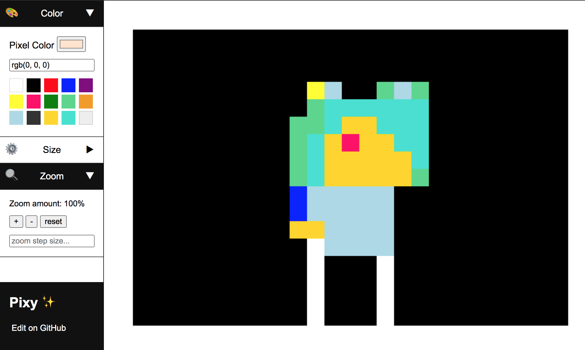 GitHub - tannerdolby/pixy: pixel canvas, pixy! work in progress =)