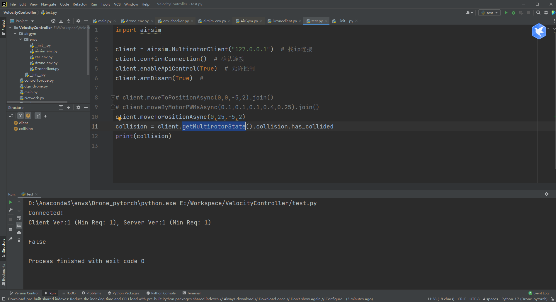 can't detect the collision information · Issue #4649 · microsoft/AirSim ...