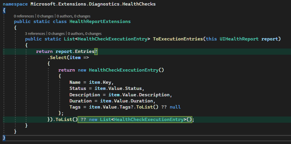Null ref exception on UIHealthReport.Entries · Issue #862 · Xabaril ...